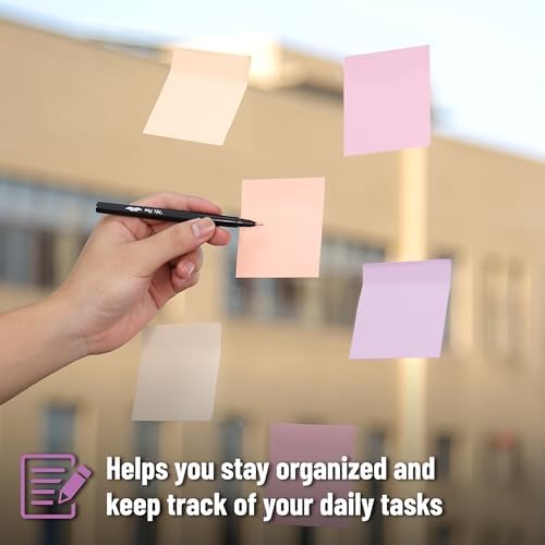 Mr. Pen- Sticky Notes, 3"x3", 12 Pads, 600 Sheets, Colorful - Image 3