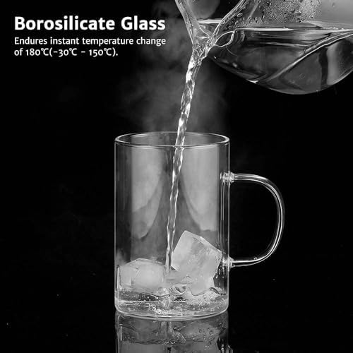 16.9 oz Borosilicate Glass Tea Mug with Stainless Steel Infuser & Lid –A 500mL heat-resistant glass teacup designed for brewing loose-leaf tea. Durable, elegant, and perfect for easy use - Image 6