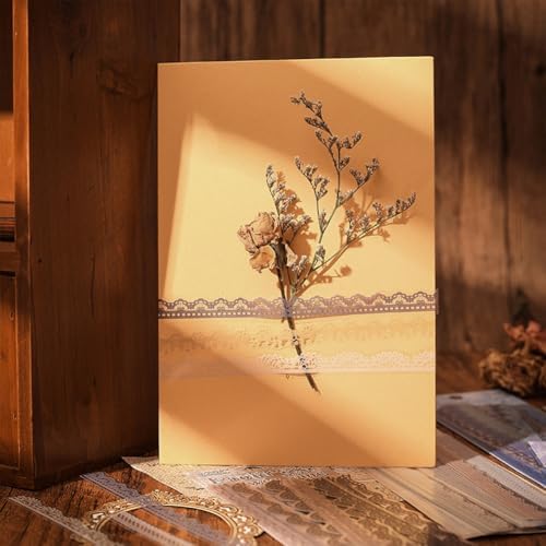 40 Pcs Transparent Lace Stickers for Scrapbooking Junk Journal Card Making Collage Diary Planner Notebook Letter Photo Album Craft Project Decoration, 5 Patterns - Image 6