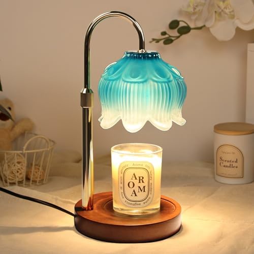 GEEZO Fragrance Candle Warmer Lamp，Electric Candle Warmer with Timer & Dimmer，Mom Christmas Birthday Gifts for Women, House Warming Gifts New Home Bedroom Decor by GEEZO