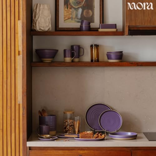 Mora Ceramic Decorative Tray - 10.6in Dish for Jewelry, Soap Dispenser, Perfume, Makeup, Accessories, Candle, in the Bathroom Vanity, Bedside, or Kitchen Counter. Cute Organizers - Nebula - Image 6