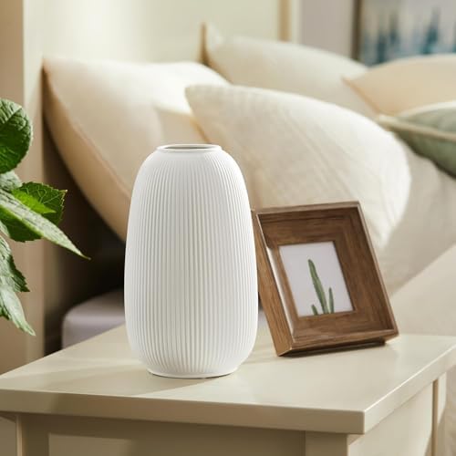 RONDURE Modern Ceramic Decorative Table Lamp Living Room Bedroom Bedside - Image 4