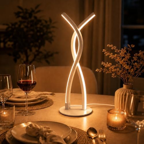 MORIACC Smart LED Desk Lamp, App Control & Remote, Dimmable Bedside Light - Image 5