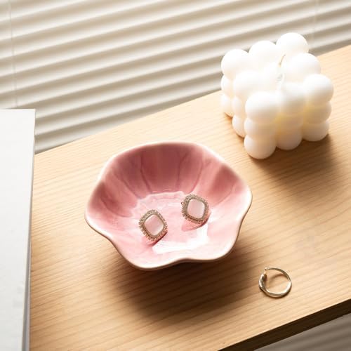 Ceramic Ring Dish, Jewelry Trinket Tray for Rings and Earrings - Image 5