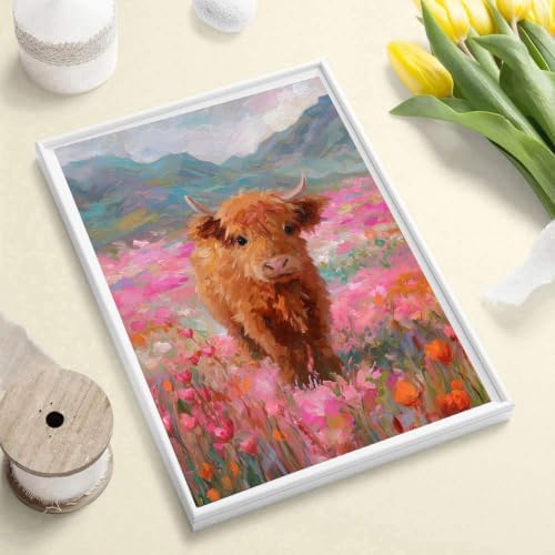 Highland Cow Diamond Art Kits for Adults, Diamond Painting Kits for Adults - Image 3