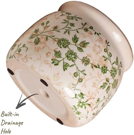 Vintage Country Ceramic Vase and Planters, English Cottage Garden Decor - Image 3