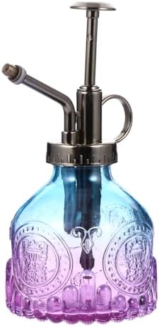 UPKOCH Vintage Glass Watering can Indoor Houseplant Watering can for Succulents Orchids Bonsai Small Plants Precise Spray Bottle for Indoor Outdoor Use 6.33 X 2.95 X 2.95 in by UPKOCH