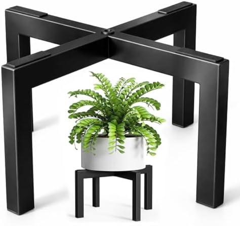 pickpiff Plant Stand Indoor Outdoor Flower Holder Metal 150lbs 1-Pack by pickpiff