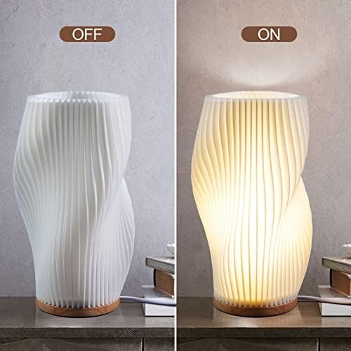 Zenply Vintage Striped Small Table Lamp - Image 6