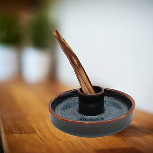 Sage Holder, Sage Burner, Smudge Bowl, Palo Santo Holder, Incense Holder, Incense Holder Bundle, Sage Holder for White Sage Bundle and Palo Santo (Sage Not Included) (Blue Reactive) - Image 5