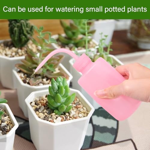 XXXFLOWER 2Pcs Small Squeeze Watering Can for Indoor Plants 250 ML Pink - Image 6