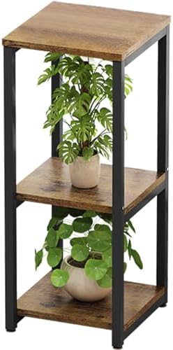 3 Tier Plant Stand Indoor Corner Tall Square Shape Plant Shelf by YIZAIJIA