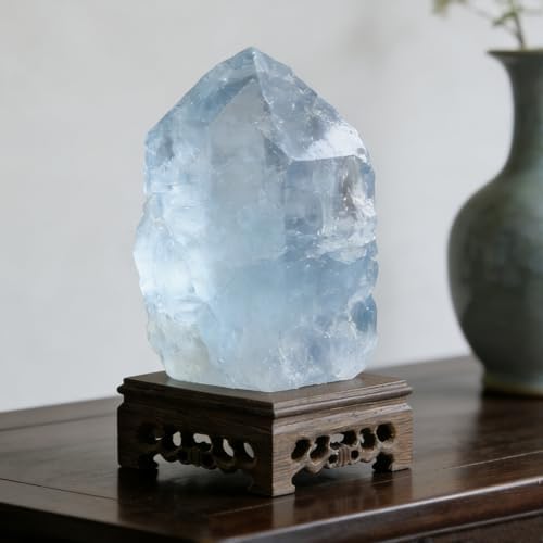 Square Furniture Wooden Display Stand Base, 4.84" Inner Diameter - Image 5