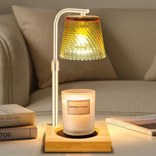 Candle Warmer Lamp with Timer, Height Adjustable Dimmable Wax Melts Warmer for Jar Candles, House Warming Home Decor Christmas Birthday Gifts for Women Mom by Unknown