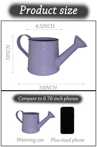 Small Watering Can for Indoor Plants, Red, 1L - Image 6