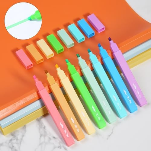 Mr. Pen- Aesthetic Highlighters No Bleed, 8 Pack, Assorted Colors | Chisel Tip, Cute Highlighters Assorted Colors for Journaling, Highlighting, Underlining, Fast Dry, Back to School Supplies - Image 6