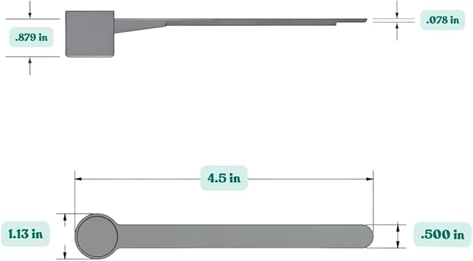 13 mL (13 CC) Long Handle Scoop for Coffee, Protein Powder, Pet Food, Spices, Grains, Dry Goods – Food-Grade BPA-Free Plastic Measuring Spoon (Pack of 25)