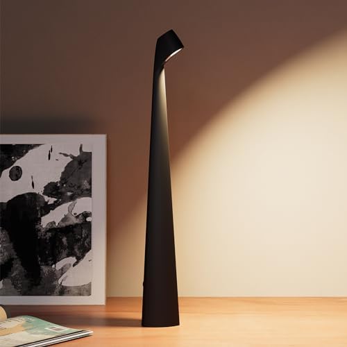 HAPYGI Cordless Rechargeable Reading Metal Table Lamp, 3-Level Brightness by HAPYGILightings