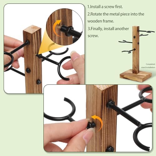 Plant Terrarium Propagation Stations with Wooden Stand - Image 4