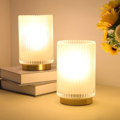 Cordless Table Lamp with Timer, Bedside Lamps with LED Warm Light - Image 7