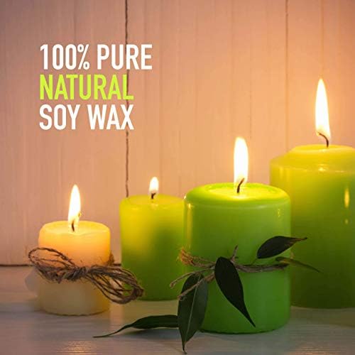 Oraganix 10 lbs Soy Wax DIY Candle Making Kit with 150 Pre-Waxed 6-Inch Wicks and 3 Centering Devices - Smooth Burning Wax for Craft Projects and Scented Project Creations - Image 5