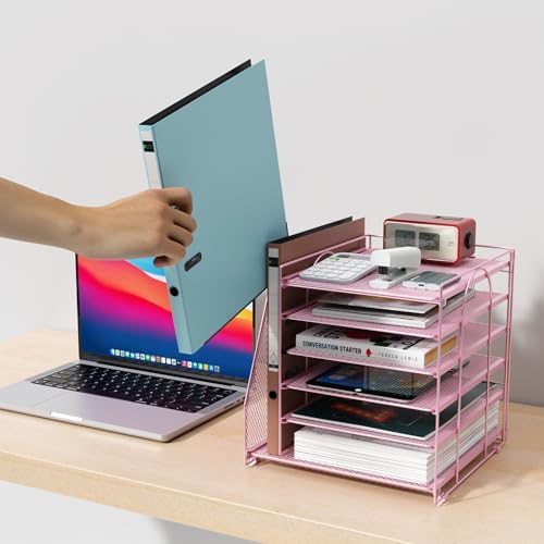gianotter 6-Tier Paper Organizer With Magazine Holder - Image 6