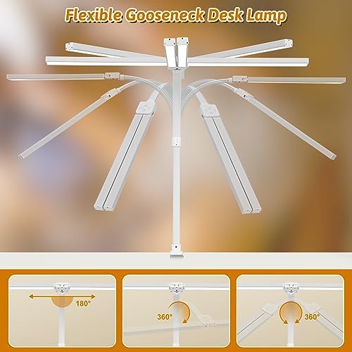 LED Desk Lamp with Clamp and Base, Dual Head Monitor Light - Image 6
