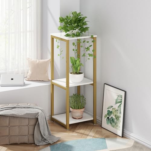 3 Tier Plant Stand Indoor Corner Tall Square Shape Plant Shelf - Image 4