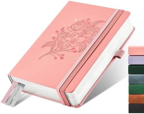 &And Per Se 365 Page Journal – A5 Hardcover Lined Notebook, One Book for the Whole Year, 100gsm Thick Paper, Numbered Pages & 3 Bookmarks, Annual Diary for Daily Writing (Blush) by AndPerSe