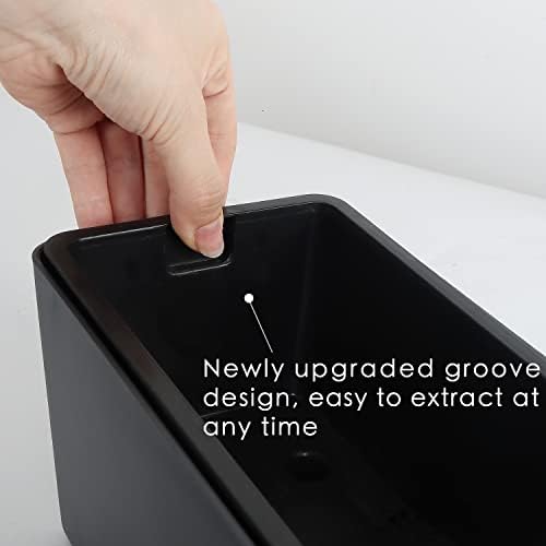 Elongated Self Watering Planter Pots 2-Pack Window Box 5.5 x 16 inch Indoor Home Garden Modern Decorative Pot for All House Plants Flowers Herbs (Dark Grey,2) - Image 2