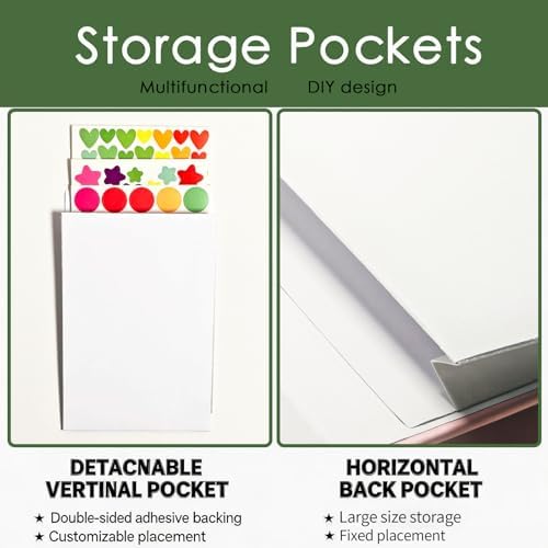 A5 Dotted Journal Starter Kit with Stencils and Stickers, Hardcover Dot Grid Notebook with 120 GSM Paper, Index Tabs and Date Stickers for Journaling, Study and Work,Green - Image 2