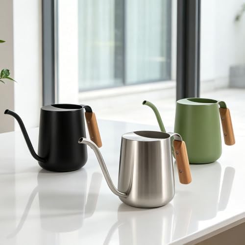 30oz Watering Can for Indoor Plants, Stainless Steel Long Spout - Image 3