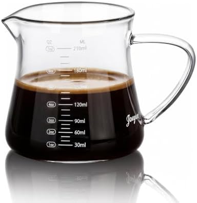 Joeyan Espresso Shot Cups 7 oz, Glass Measuring Cup, Espresso Accessories by JoeyanHousehold