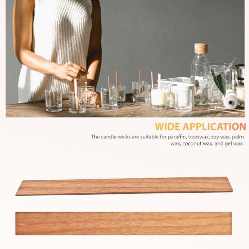 Cherry Wood Wicks – Long-Lasting Flame, 60 Candles per Pack (1.2 mm Thick) - Image 6