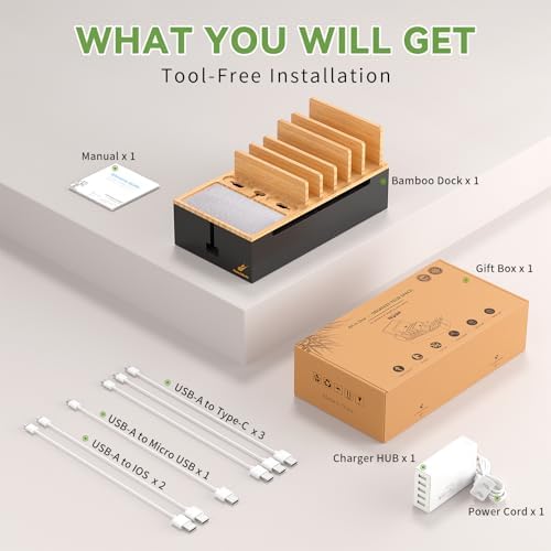 Pezin & Hulin Docking Station for Multi Devices -Natural + Black - Image 2