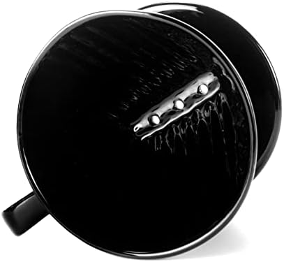 Pour Over Ceramic, Coffee Dripper Ceramic Coffee Maker,Black - Image 3
