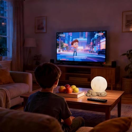 Cute Dog Table Lamp, Rechargeable Battery Powered Bedside Lamp, 3 Color Temperature Dimmable Cordless Lamp, USB C Charging Touch Lamp for Bedroom, Nightstand, Nursery - Image 4