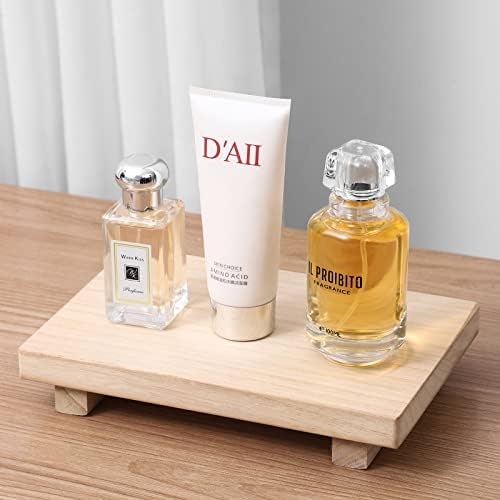 Wood Bathroom Tray Farmhouse Decor Kitchen Soap Holder, 9"x6" Burlywood - Image 3
