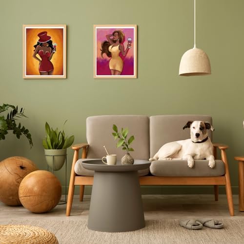Nuberlic Sip and Paint for Girls Hangout Pre Drawn Canvas Paint for Adults - Image 5