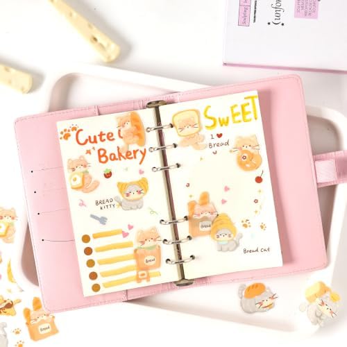 128Pcs Cute Pets for Scrapbooking,Self-Adhesive Transparent Cute Pets Scrapbook Supplies Journaling Supplies for Adult Card Making Letters DIY Water Bottle Cards Decoration - Image 6