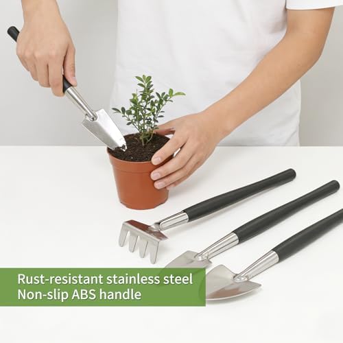 Gute 30Pcs Mini Succulent Tools Set,Plant Care Kit w/Repotting Mat - Image 3