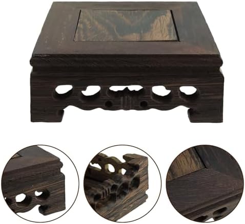 Square Furniture Wooden Display Stand Base , 4" x 4" - Image 5