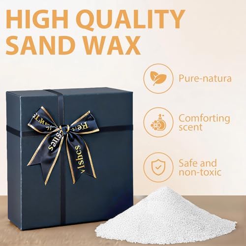 Caixiaofei Vanilla Pearled Candle Sand Wax, Soy Wax - 36 Oz, 30 Cotton Wicks Gift Set, Long-Lasting Aromatherapy for Relaxation, Home Decor, Spa & Gifting for Birthdays, Anniversaries, Holidays - Image 4