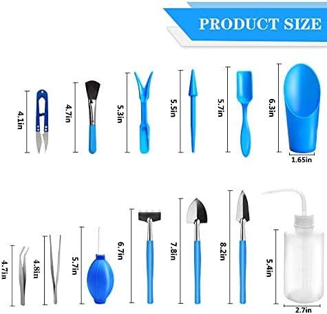 13 Pcs Succulent Care Tools, Mini Garden Transplanting Tool Set - Image 2