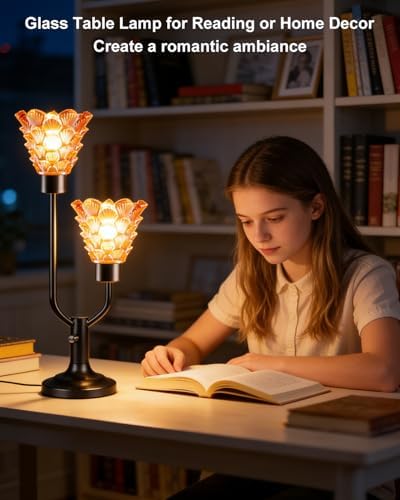 Lightdot Mid Century Modern Table Lamp Dimmable Vintage Black Lamp Gift - Image 6