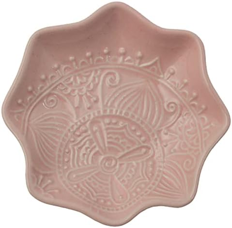 Karma Gifts, Pink Large Fluted Trinket Tray, 1 EA by KarmaGifts