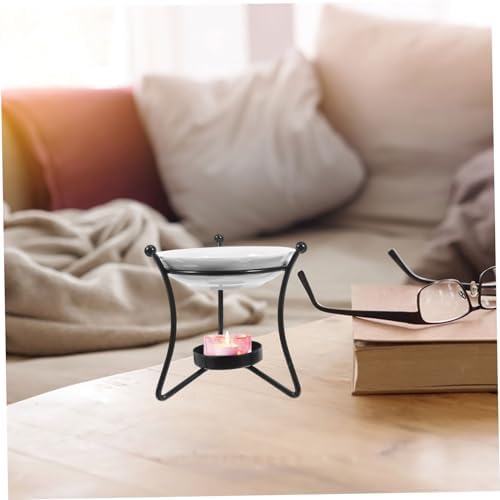 Handheld Ceramic Incense Burner Holder with Iron, Modern Home Decor - Image 4