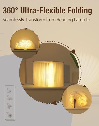 5.7 in Wooden Book Lamp, Book Lovers Gifts,Teacher Appreciation Gifts - Image 6