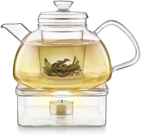 Teabloom Innovative Filtered Borosilicate Glass Teapot With Microdot Whole Leaf Tea Glass Infuser, 40 ounces – A Pure & Immersive Tea Experience – Tea Purist's Choice - Image 6