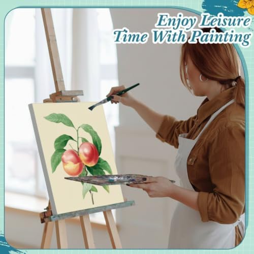 Engrowtic 12 Pcs 8 x 10 Flower Fruit Pre Drawn Canvas to Paint for Adults - Image 5